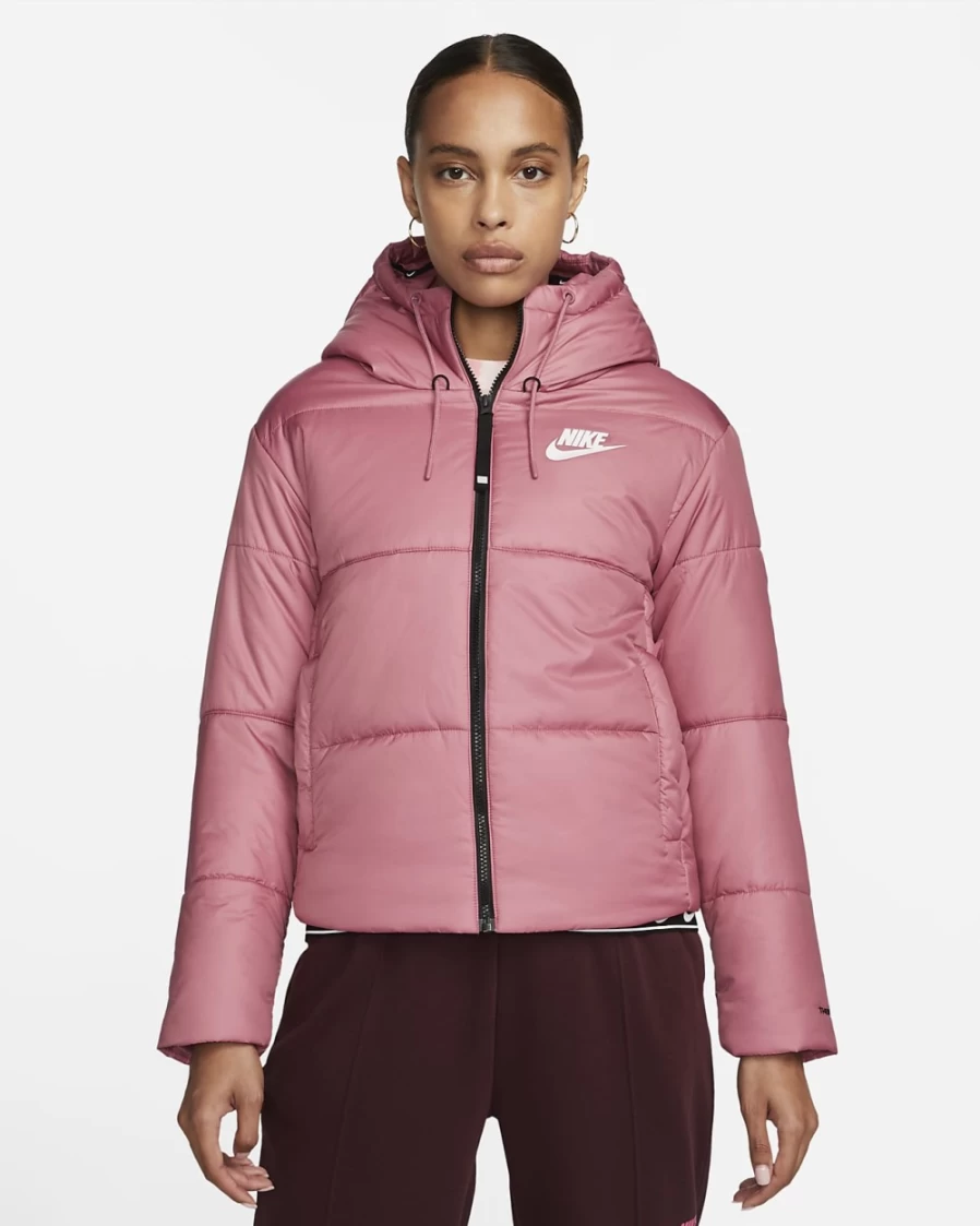 Nike Therma-FIT Repel Women's Jacket - Desert Berry/Black/White - Sportswear Running Coat