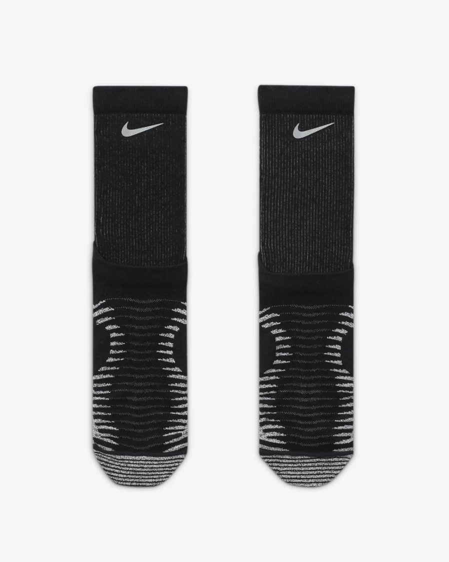 Nike Trail Running Socks for Men & Women - Black & Anthracite Cushioned Crew Socks