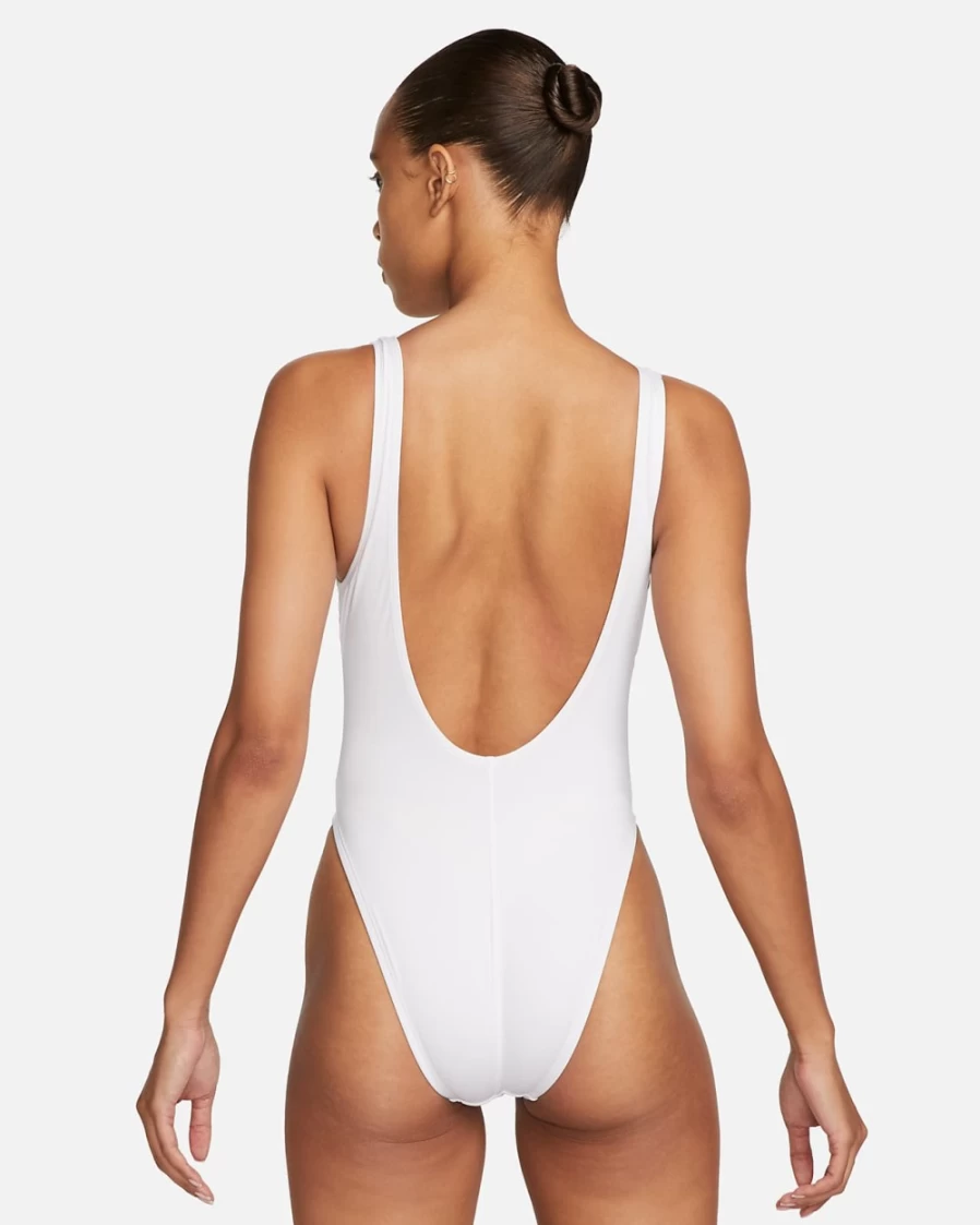 Nike Women's White U-Back Sneakerkini One Piece Swimsuit