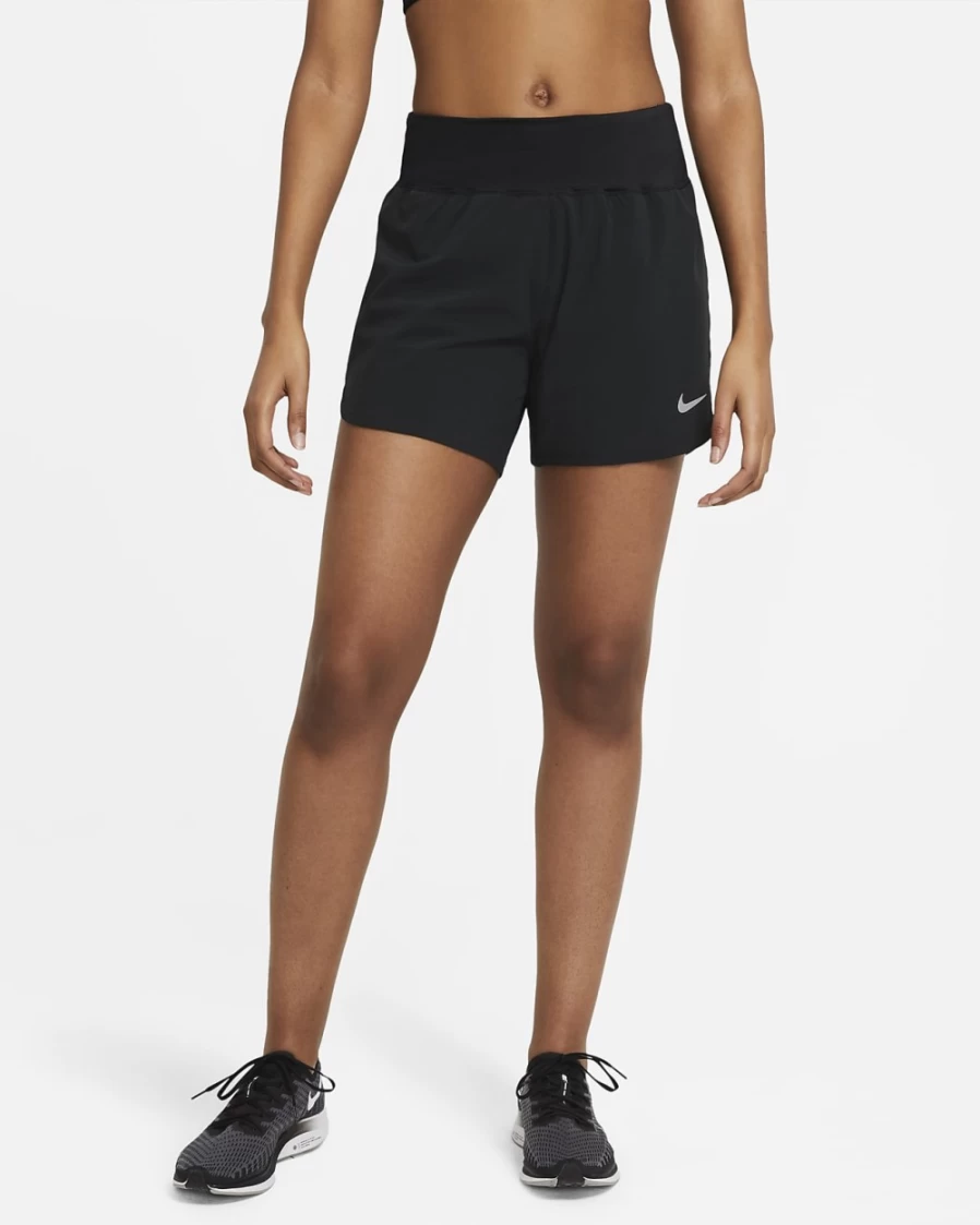Nike Eclipse Women's Running Shorts - Black Lightweight Athletic Shorts for Women
