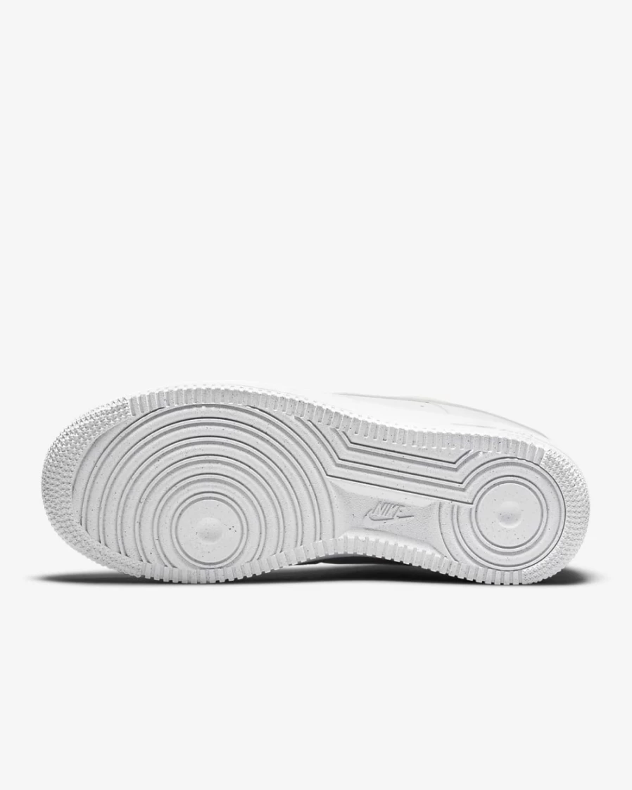 Nike Air Force 1 '07 Next Nature Women's Shoes - White/Black/Metallic Silver/Pale Coral Athletic Sneakers