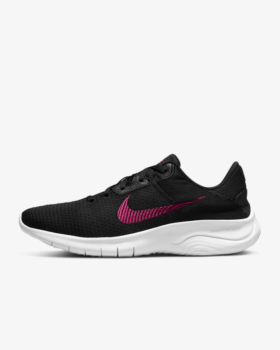 Nike Women's Experience Run 11 Next Nature Road Running Shoes - Black/White/Rush Pink