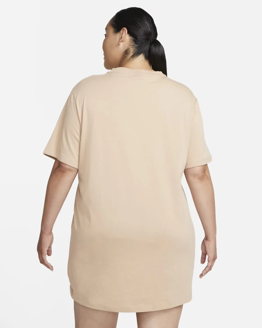 Nike Women's Plus Size Hemp/White Essential Sportswear Dress