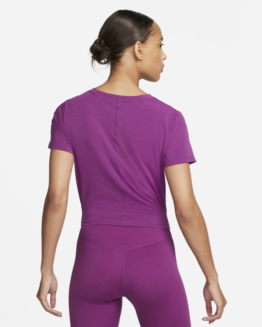 Nike Women's Viotech Dri-FIT One Luxe Cropped Short-Sleeve Workout Top