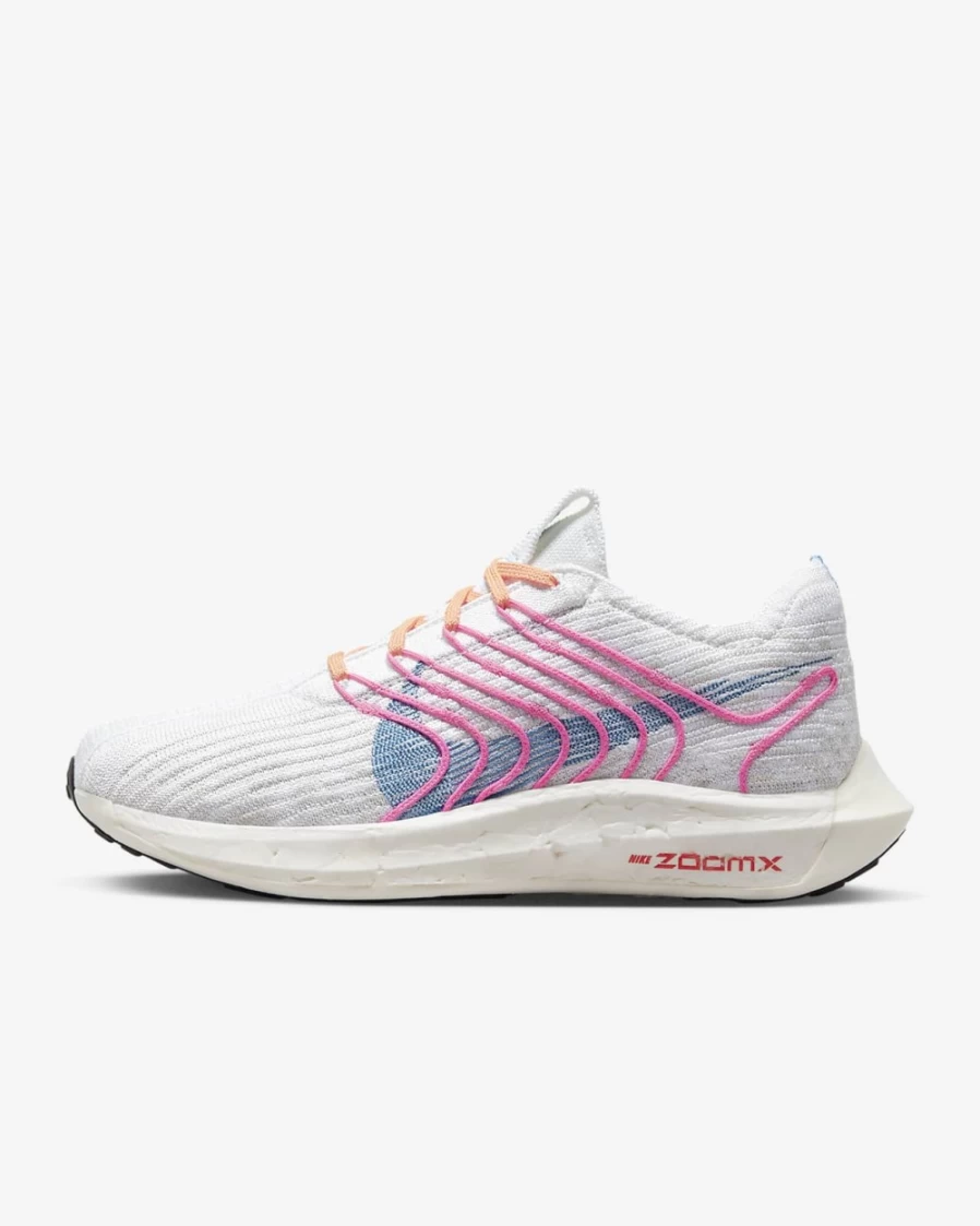 Nike Pegasus Turbo Next Nature Women's Road Running Shoes - White/Pinksicle/Orange Trance/University Blue