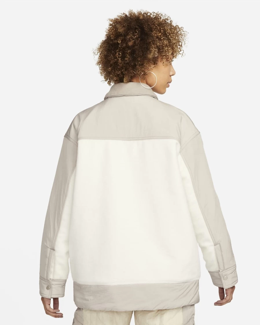 Nike Jordan Cozy Girl Women's Jacket in Summit White & College Grey