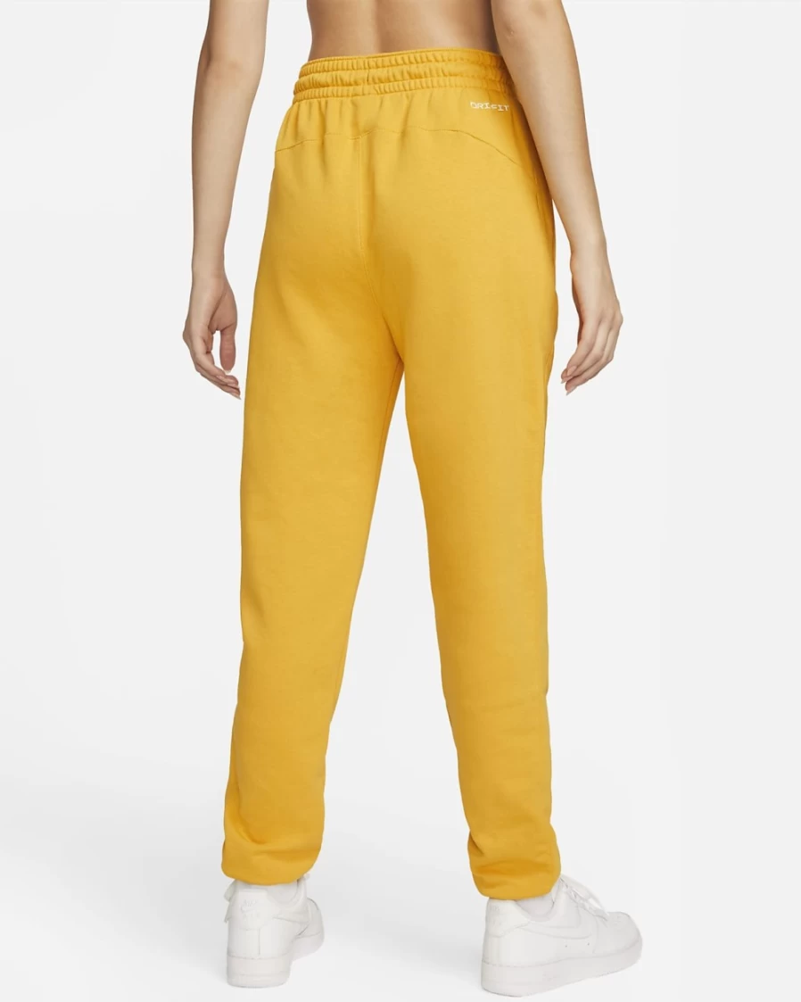 Nike Dri-FIT Women's Basketball Pants - Yellow Ochre/Black, Swoosh Fly Standard Issue Training Trousers