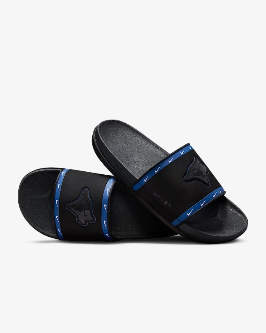 Nike Offcourt Slide MLB Toronto Blue Jays - Black/Rush Blue/White/Anthracite Sandals for Men & Women