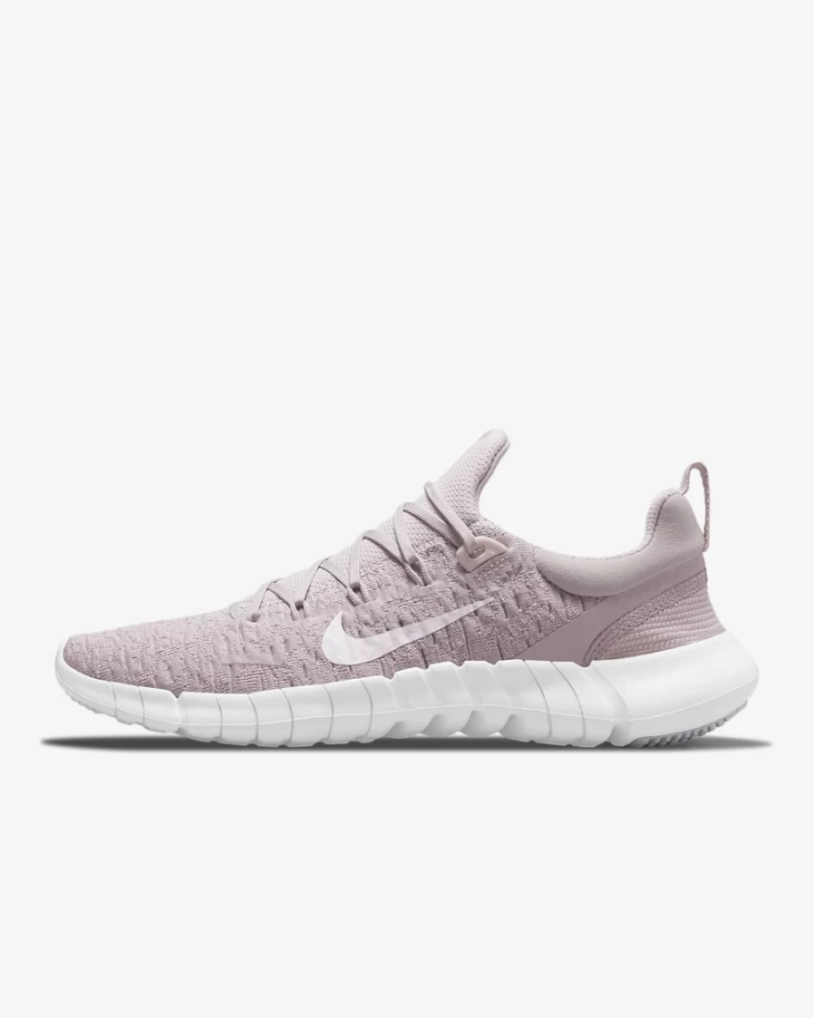 Nike Free Run 5.0 Next Nature Women's Road Running Shoes - Platinum Violet/Champagne/White