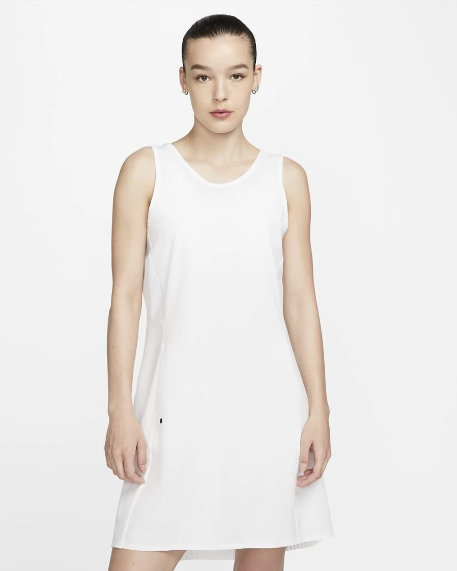 Nike Dri-FIT Ace Women's White Golf Dress for Comfort & Performance