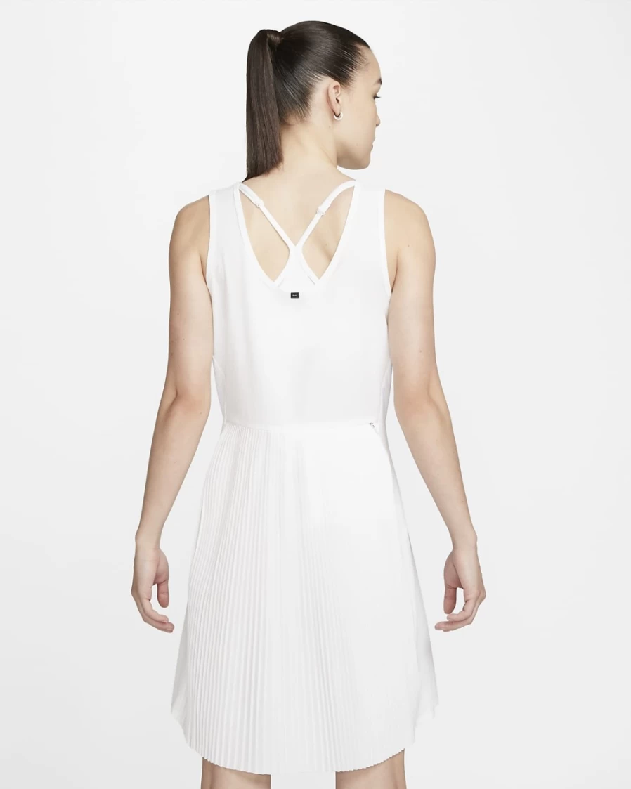 Nike Dri-FIT Ace Women's White Golf Dress for Comfort & Performance