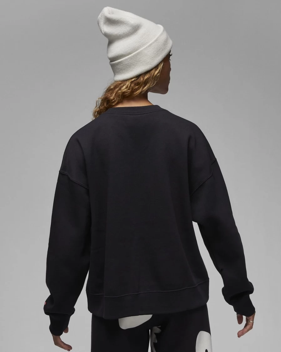Nike Jordan Artist Series Mia Lee Women's Fleece Crew Sweatshirt - Black/French Blue