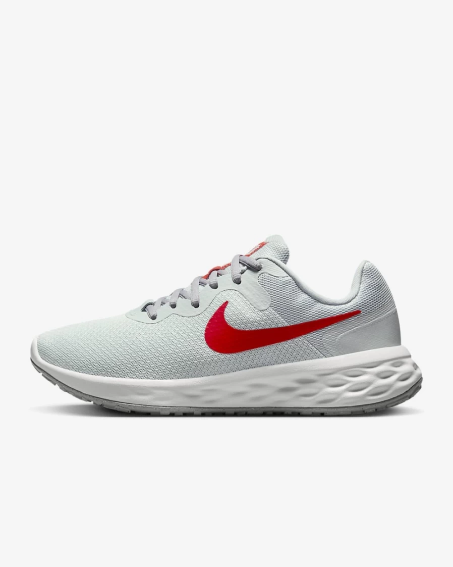Nike Revolution 6 Next Nature Women's Road Running Shoes - Pure Platinum/Wolf Grey/Summit White/Light Crimson