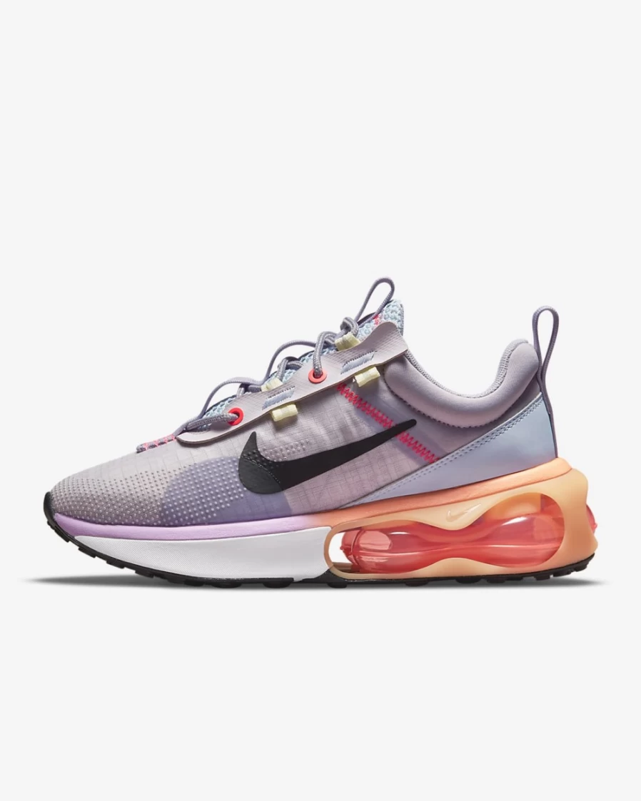 Nike Air Max 2021 Women's Running Shoes - Venice, Lime Ice, Ghost, Black Colorways