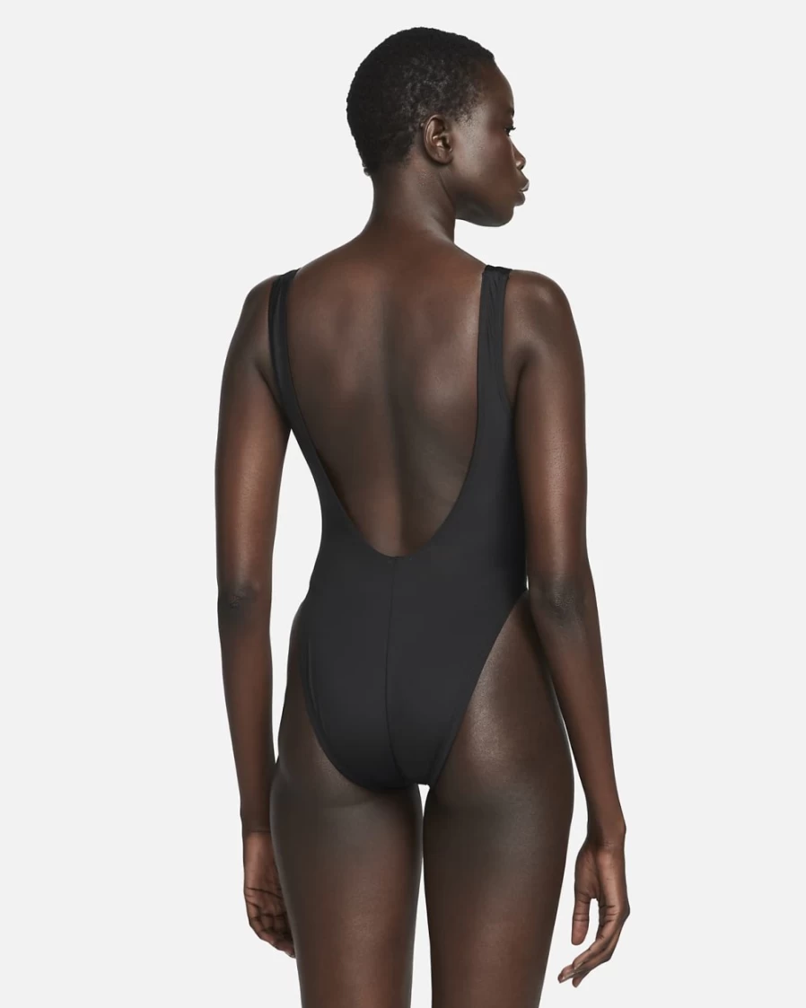 Nike Women's Black U-Back Sneakerkini One Piece Swimsuit