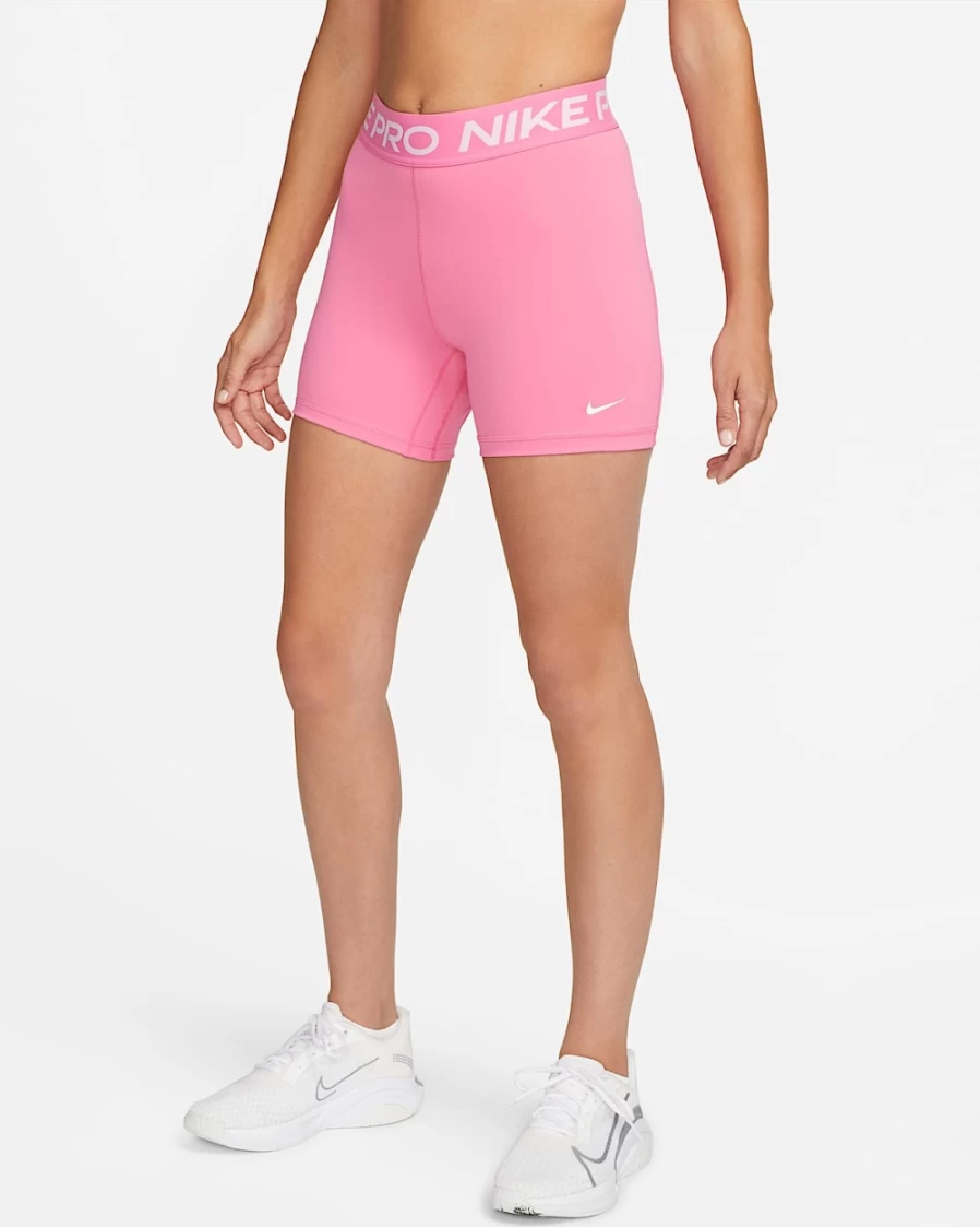 Nike Pro 365 Women's 5" Shorts in Pinksicle/White - Lightweight Workout Shorts for Women