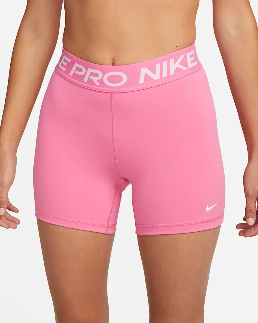 Nike Pro 365 Women's 5" Shorts in Pinksicle/White - Lightweight Workout Shorts for Women