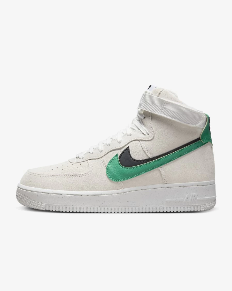 Nike Air Force 1 High SE Women's Shoes - Summit White/Black/Sesame/Neptune Green