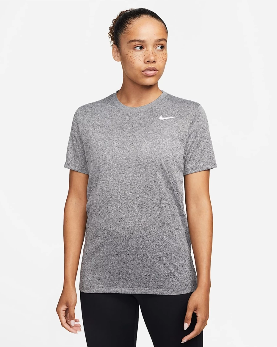 Nike Dri-FIT Women's Moisture-Wicking T-Shirt - Black, Pure, Heather, White Colors Available