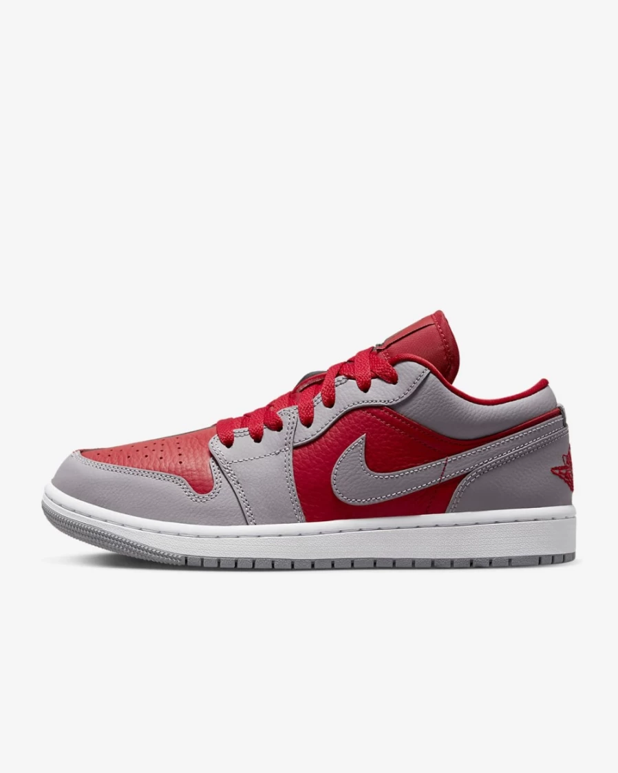 Nike Air Jordan 1 Low SE Women's Shoes - Gym Red/Black/White/Cement Grey