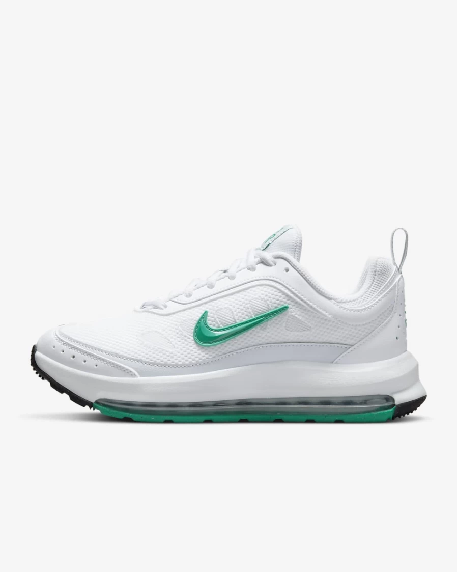 Nike Air Max AP Women's Shoes - White, Pure Platinum, Black & Neptune Green Running Sneakers