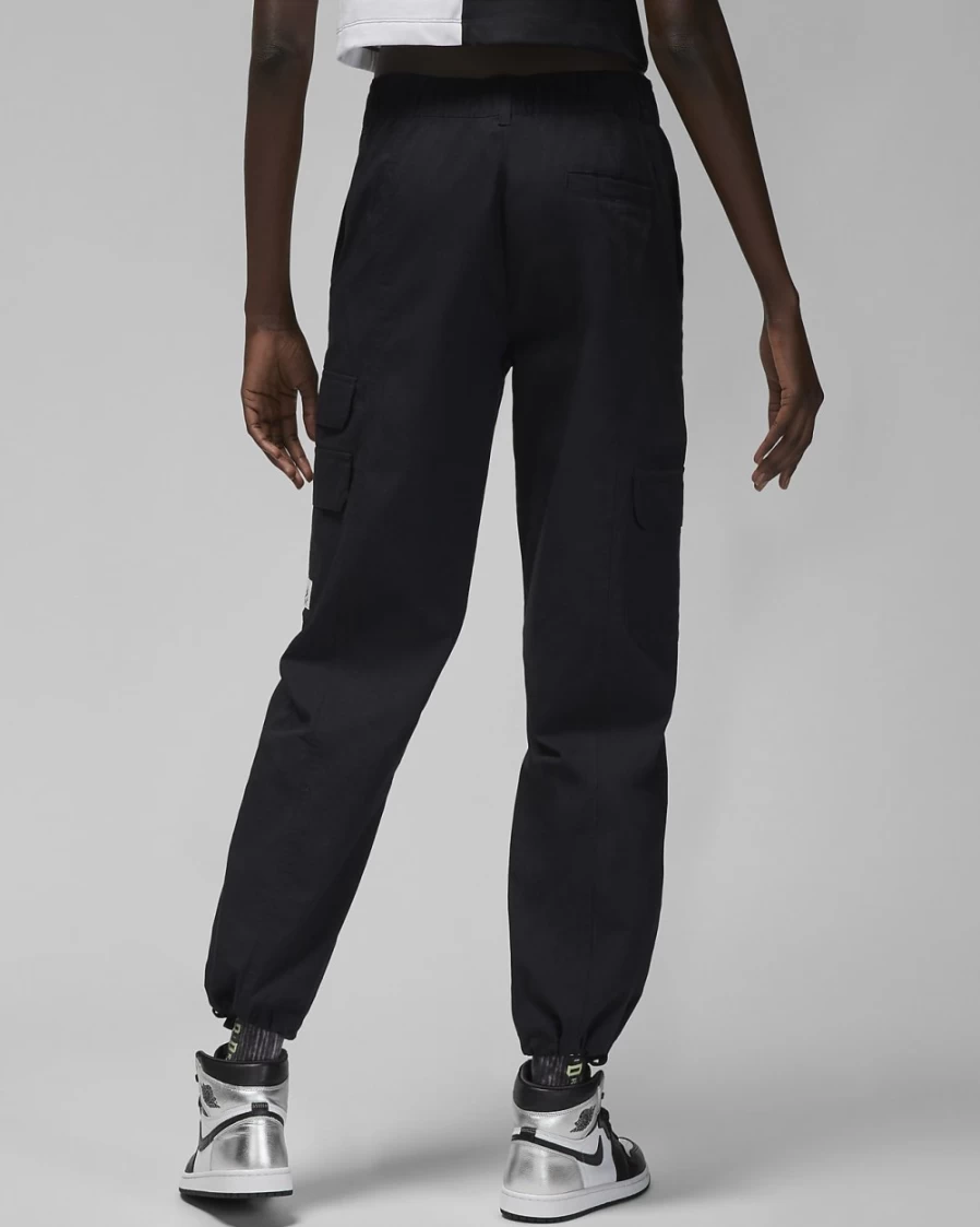 Nike Jordan Flight Chicago Women's Black Pants - Athletic Casual Trousers