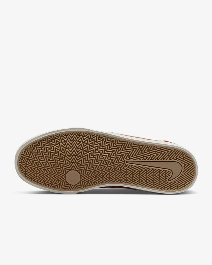 Nike SB Chron 2 Canvas Skate Shoes for Men & Women - Orange/Summit White
