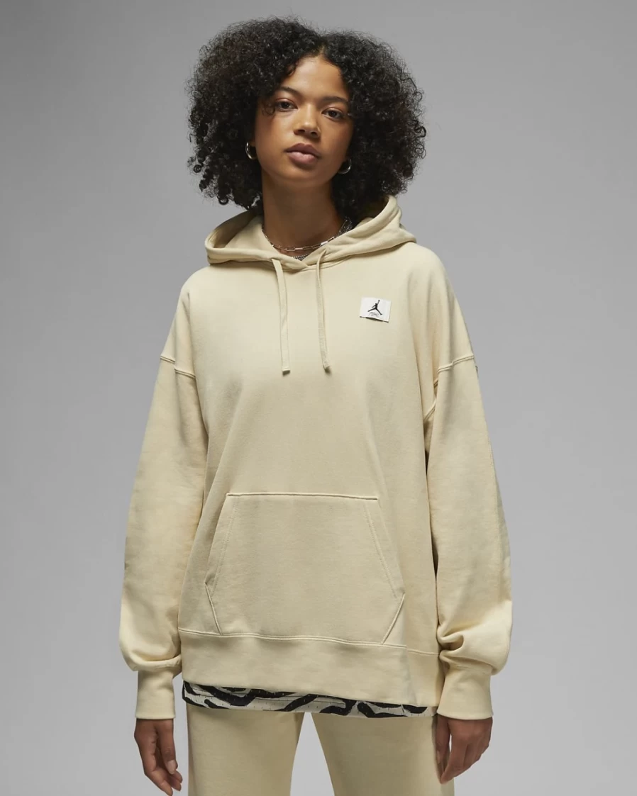 Nike Jordan Flight Women's Beach Fleece Hoodie - Comfortable & Stylish Pullover Sweatshirt