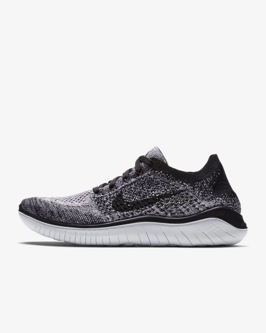 Nike Free Run 2018 Women's Running Shoes - White/Black | Lightweight & Comfortable Training Shoes for Women