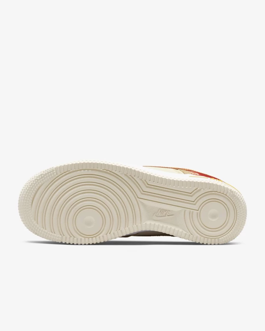 Nike Air Force 1 '07 Premium Women's Shoes - Habanero Red, Coconut Milk, Vivid Sulfur, Light Curry