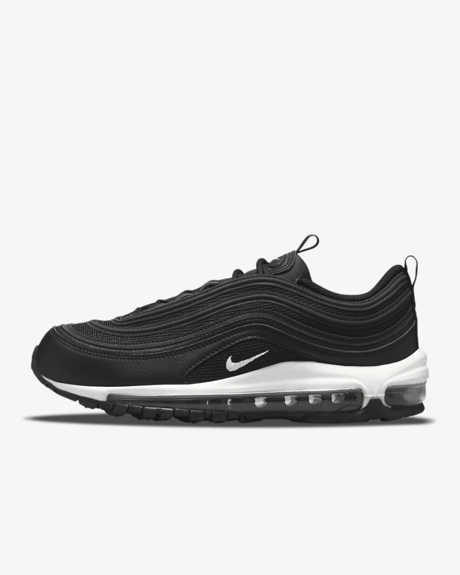 Nike Air Max 97 Women's Running Shoes - Black/Black/White
