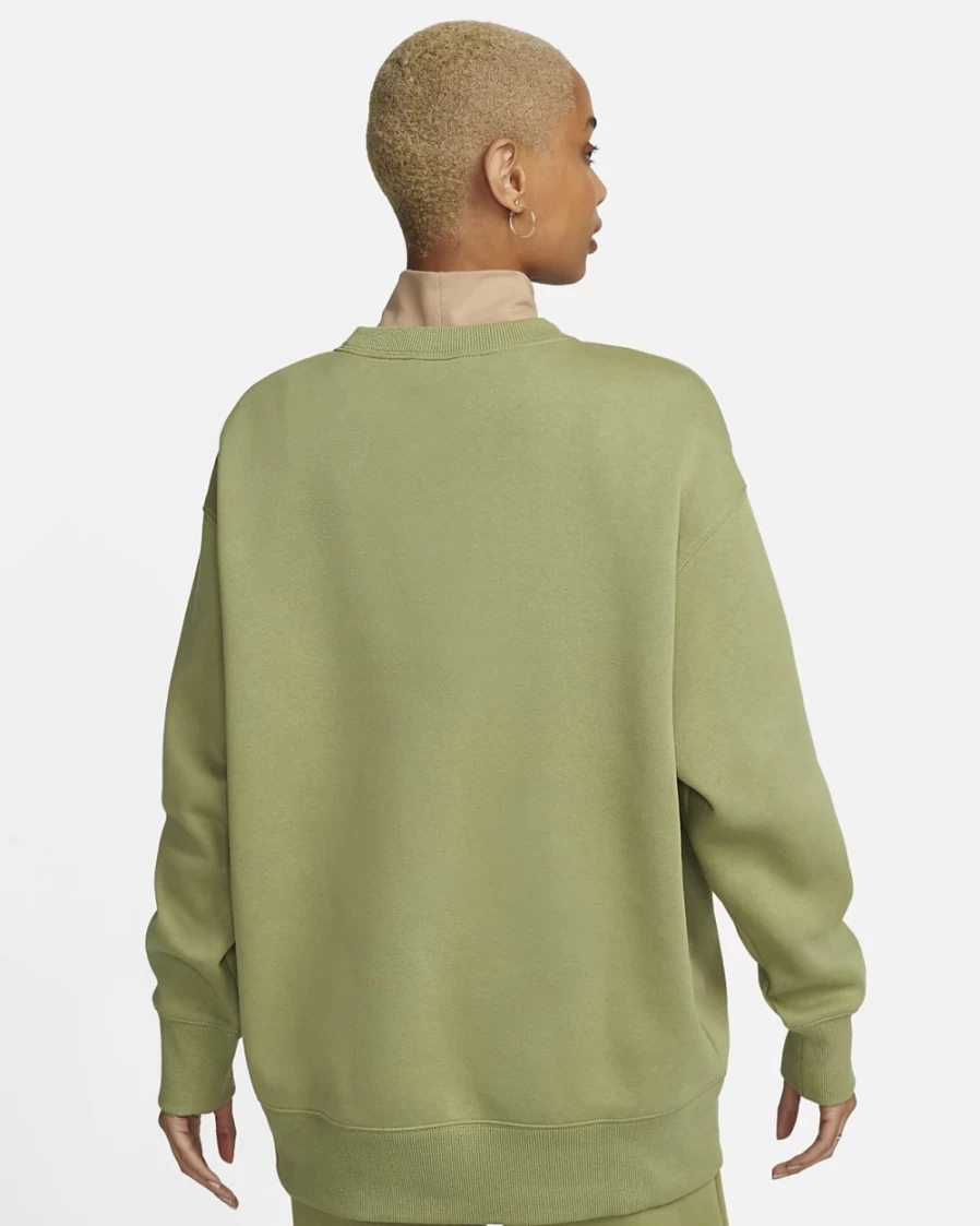 Nike Women's Alligator/Sail Oversized Phoenix Fleece Crewneck Sweatshirt | Sportswear