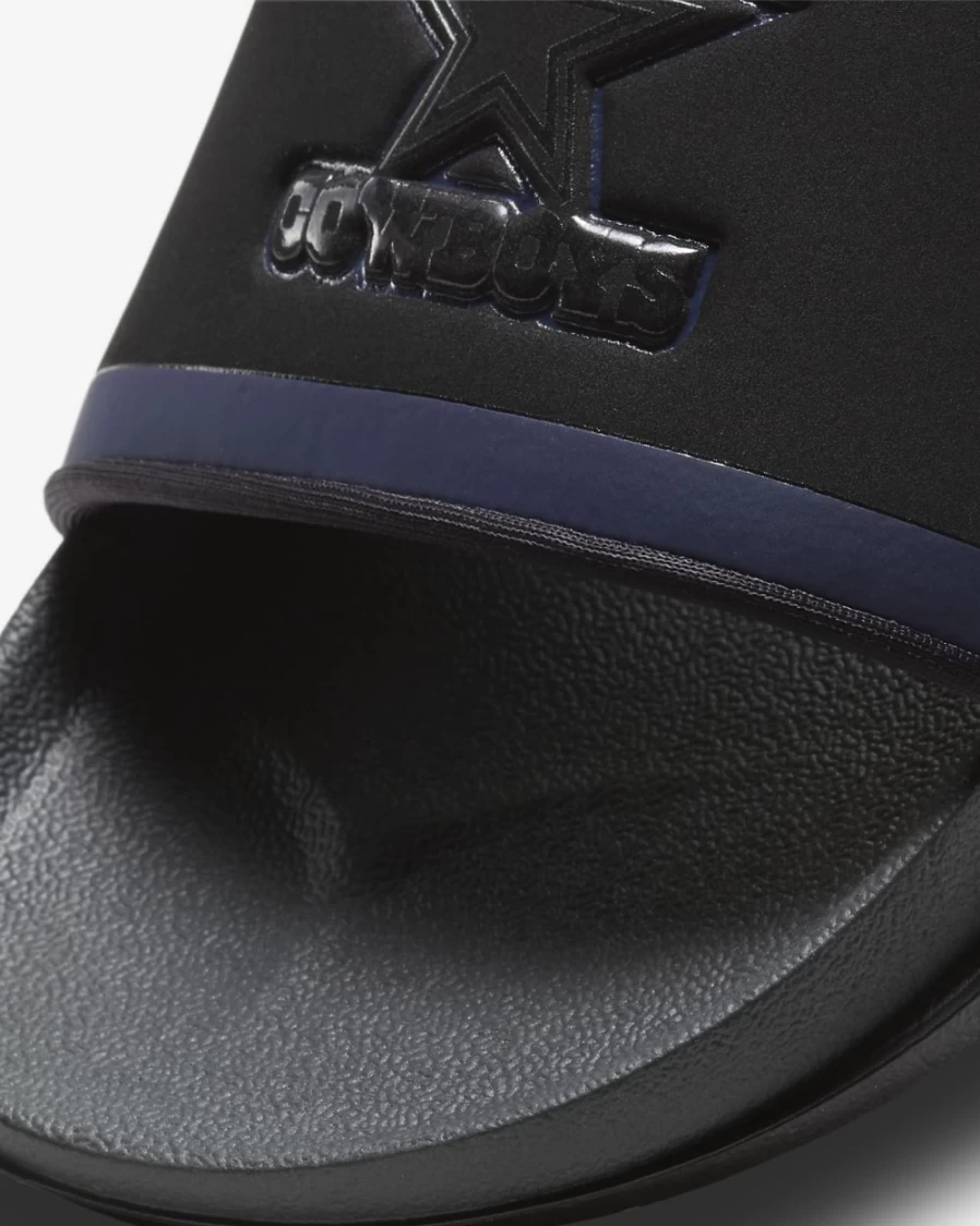 Nike Offcourt Slide NFL Dallas Cowboys Sandals for Men & Women - Black/College Navy/White/Anthracite