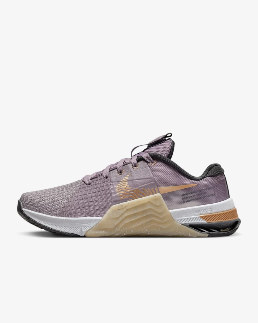 Nike Metcon 8 Premium Women's Training Shoes - Purple Smoke/Dark Smoke Grey/Pure Platinum/Metallic Copper