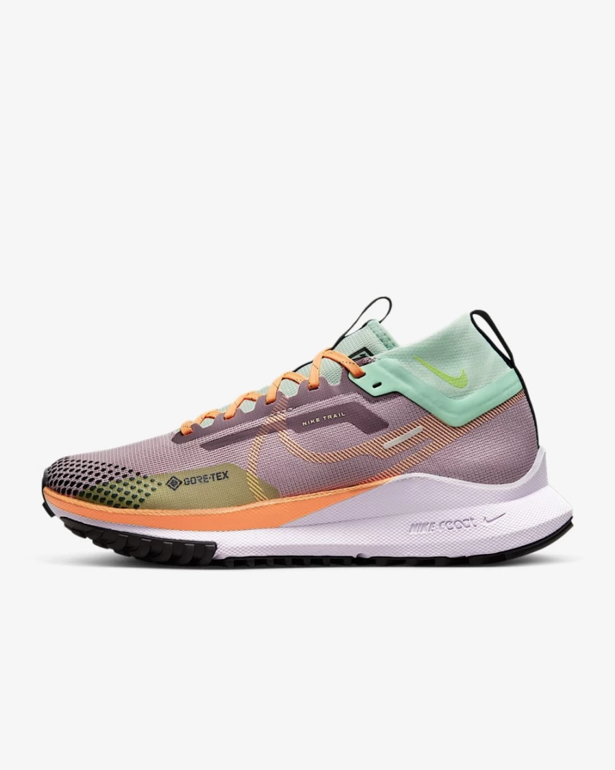 Nike Pegasus Trail 4 GORE-TEX Women's Waterproof Running Shoes - Purple Smoke/Enamel Green/Ghost Green/Peach Cream