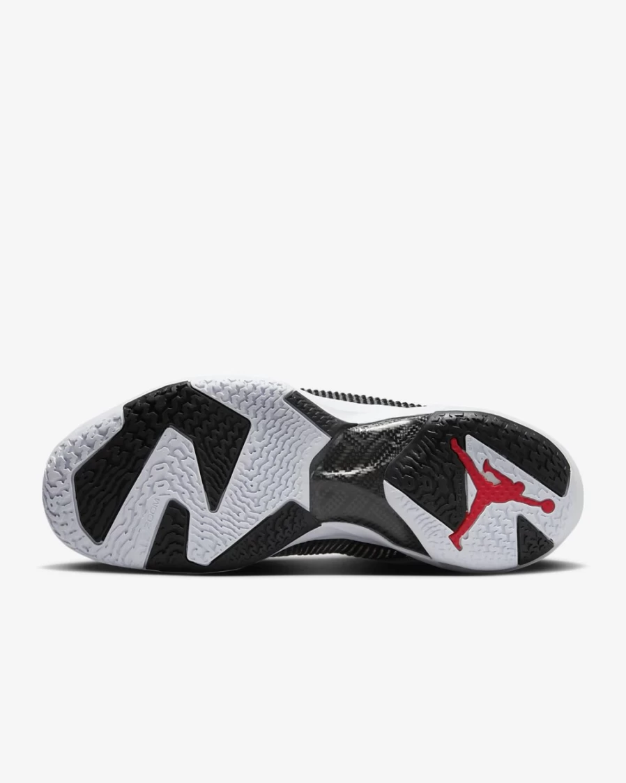 Nike Air Jordan XXXVII Low White Siren Red Black Basketball Shoes for Men & Women