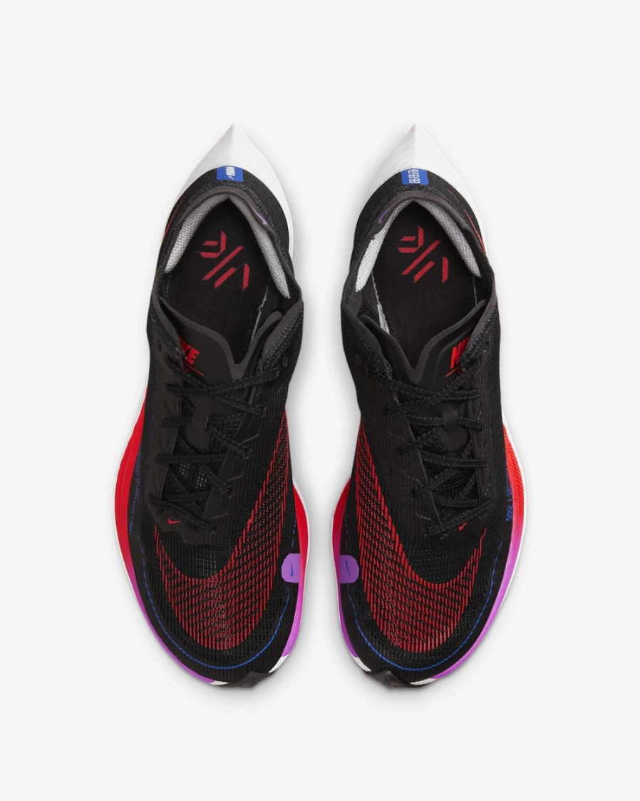 Nike Vaporfly 2 Women's Road Racing Shoes - Black/Fuchsia Dream/White/Bright Crimson for Women