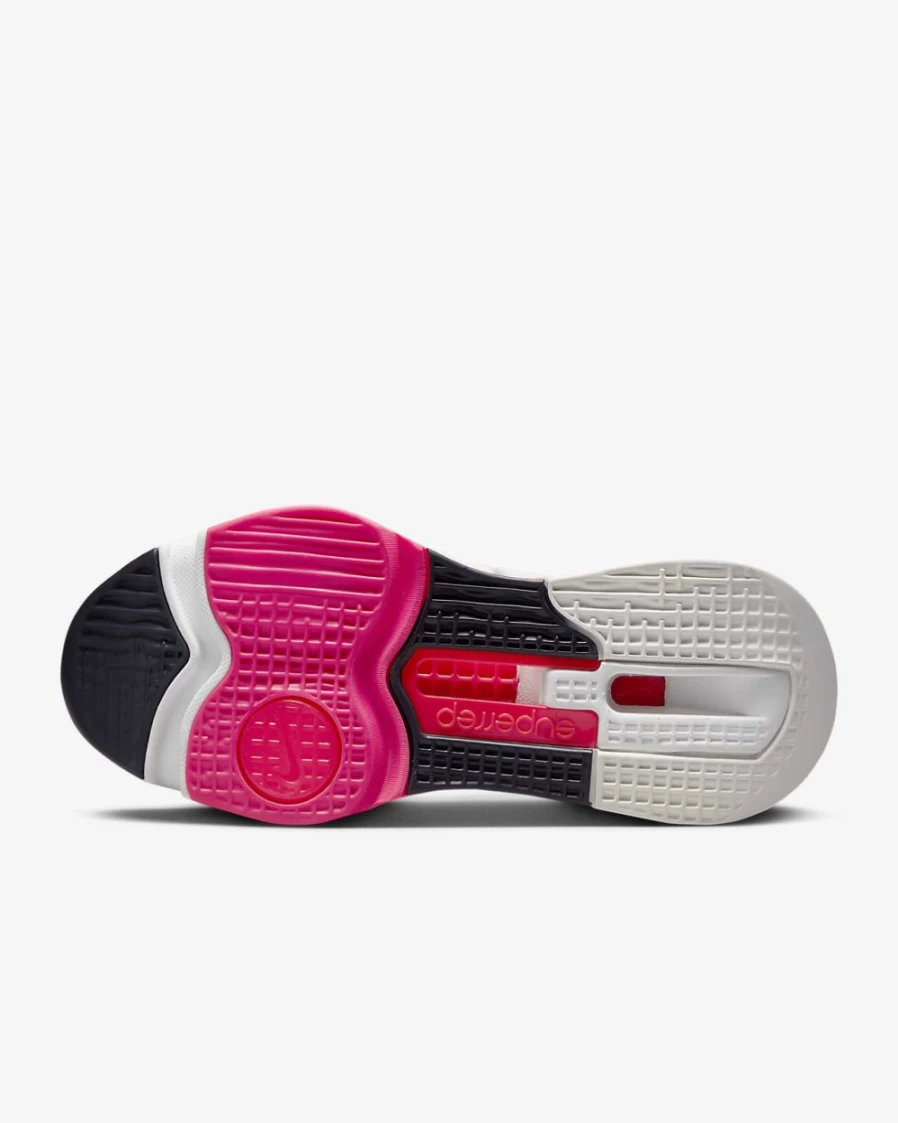 Nike Air Zoom SuperRep 3 Women's HIIT Training Shoes - Summit White/Blackened Blue/Bright Crimson/Hyper Pink