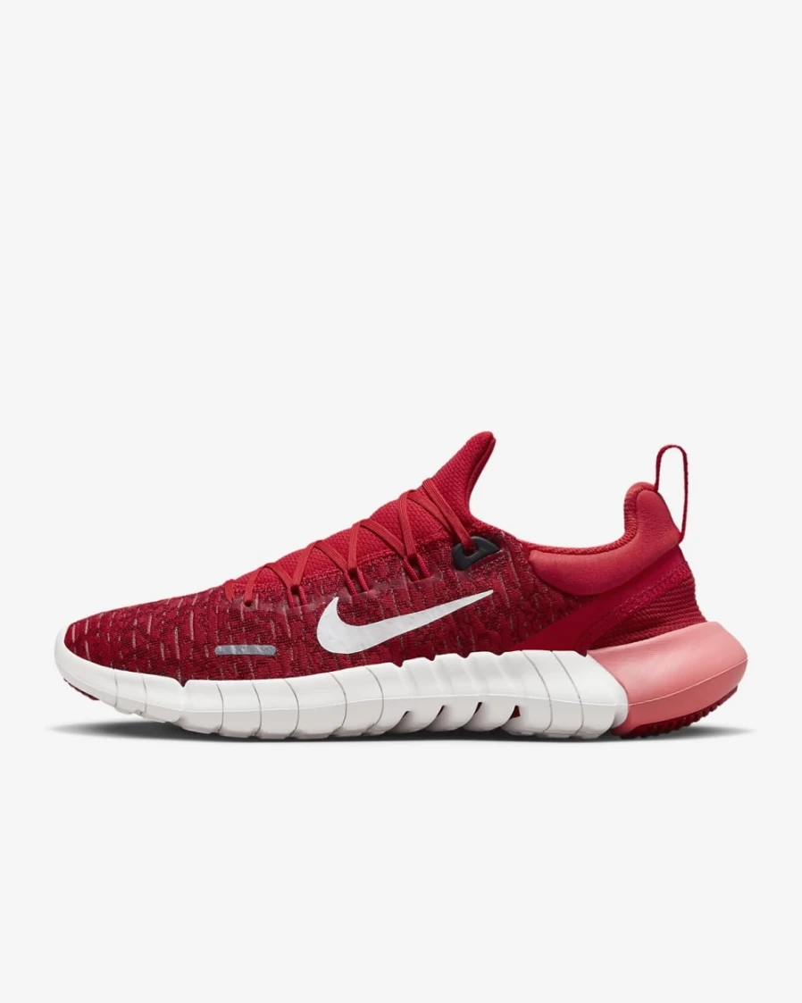 Nike Free Run 5.0 Next Nature Women's Road Running Shoes - University Red/Gym Red/Off Noir/White