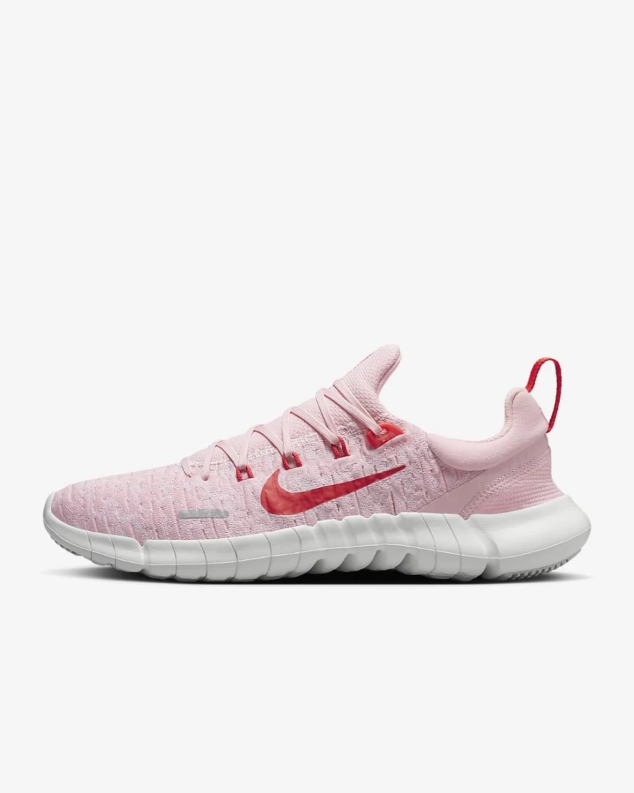 Nike Free Run 5.0 Next Nature Women's Road Running Shoes - Medium Soft Pink/Pink Foam/Summit White/Light Crimson