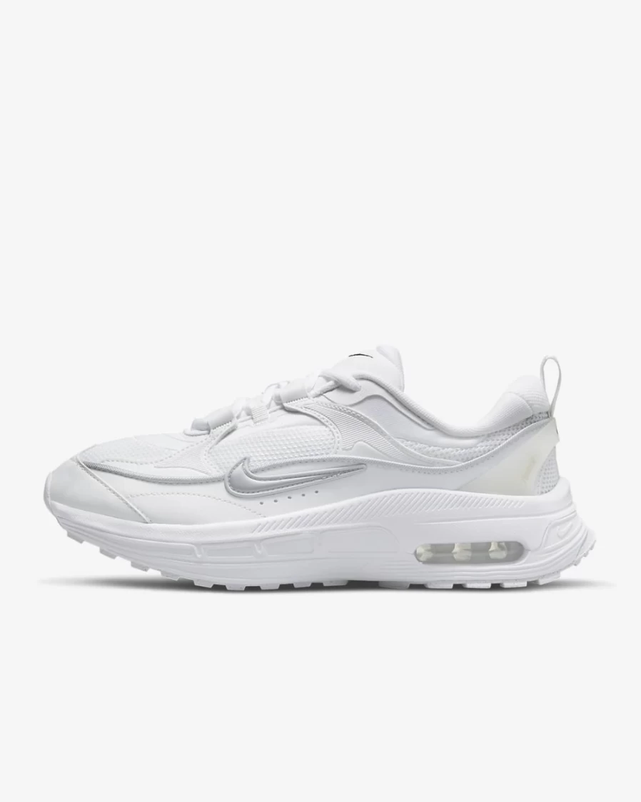 Nike Air Max Bliss Women's Running Shoes - White/Summit White - Comfortable Athletic Sneakers for Women