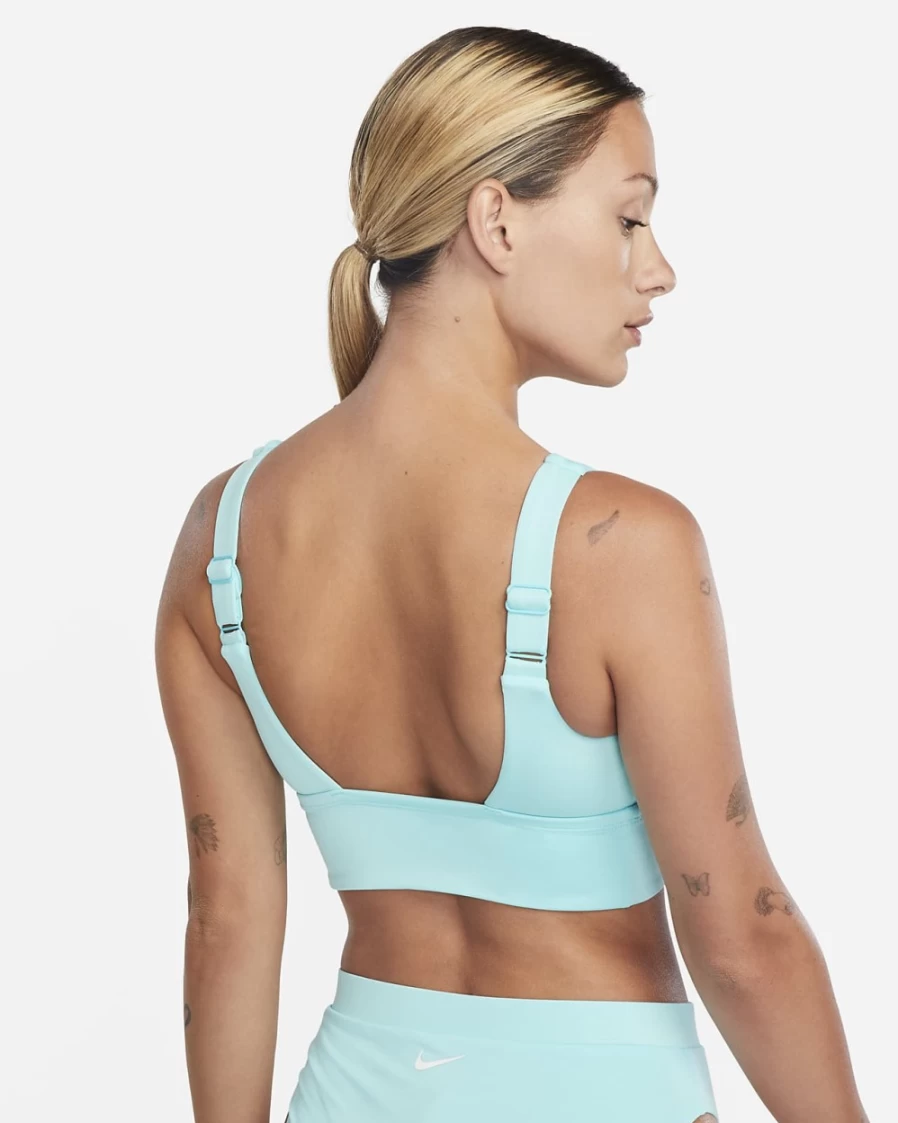 Nike Women's Copa Scoop Neck Midkini Swim Top - Essential Swimwear for Women