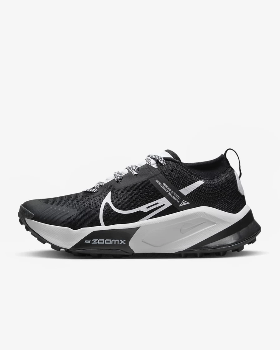 Nike Zegama Women's Black & White Trail Running Shoes for Women - Lightweight Off-Road Running Sneakers