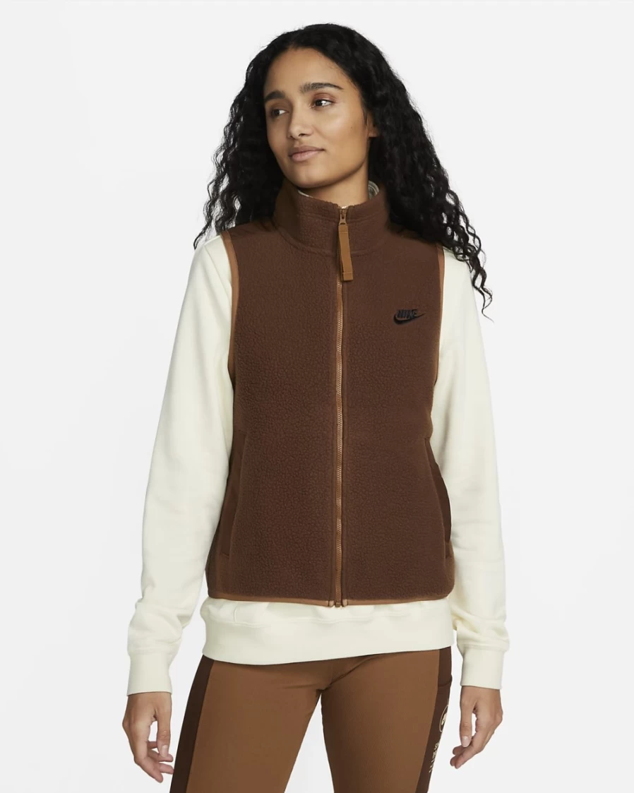 Nike Women's Cacao Wow Sports Utility Vest - Lightweight Comfort for Active Lifestyles