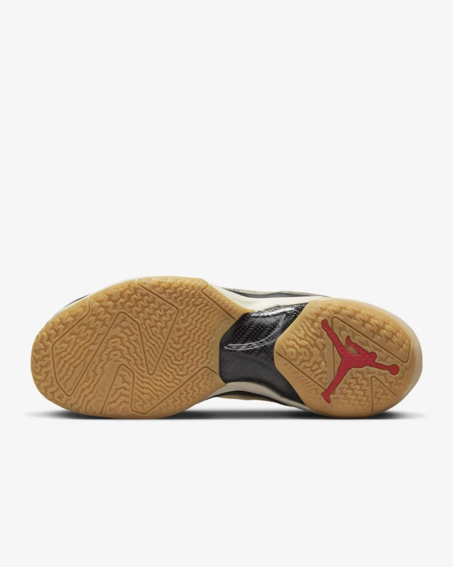 Nike Air Jordan XXXVII Tatum Basketball Shoes for Men & Women - Pale Vanilla/Black/Pale Ivory/University Red
