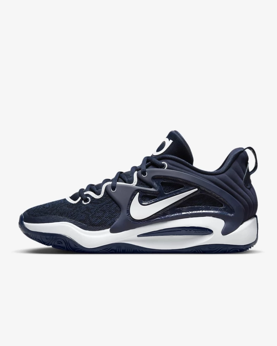 Nike KD15 Team Basketball Shoes for Men & Women - Midnight Navy/White