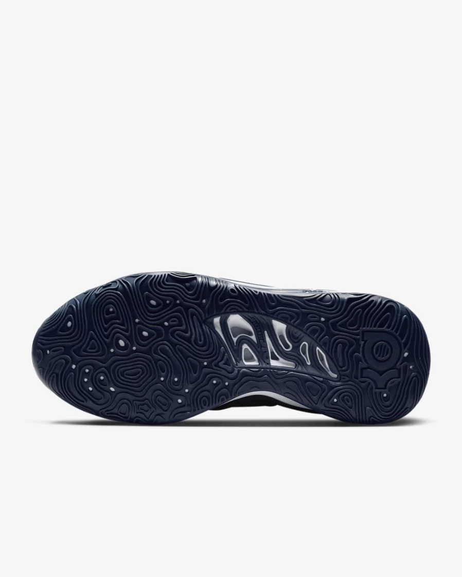 Nike KD15 Team Basketball Shoes for Men & Women - Midnight Navy/White