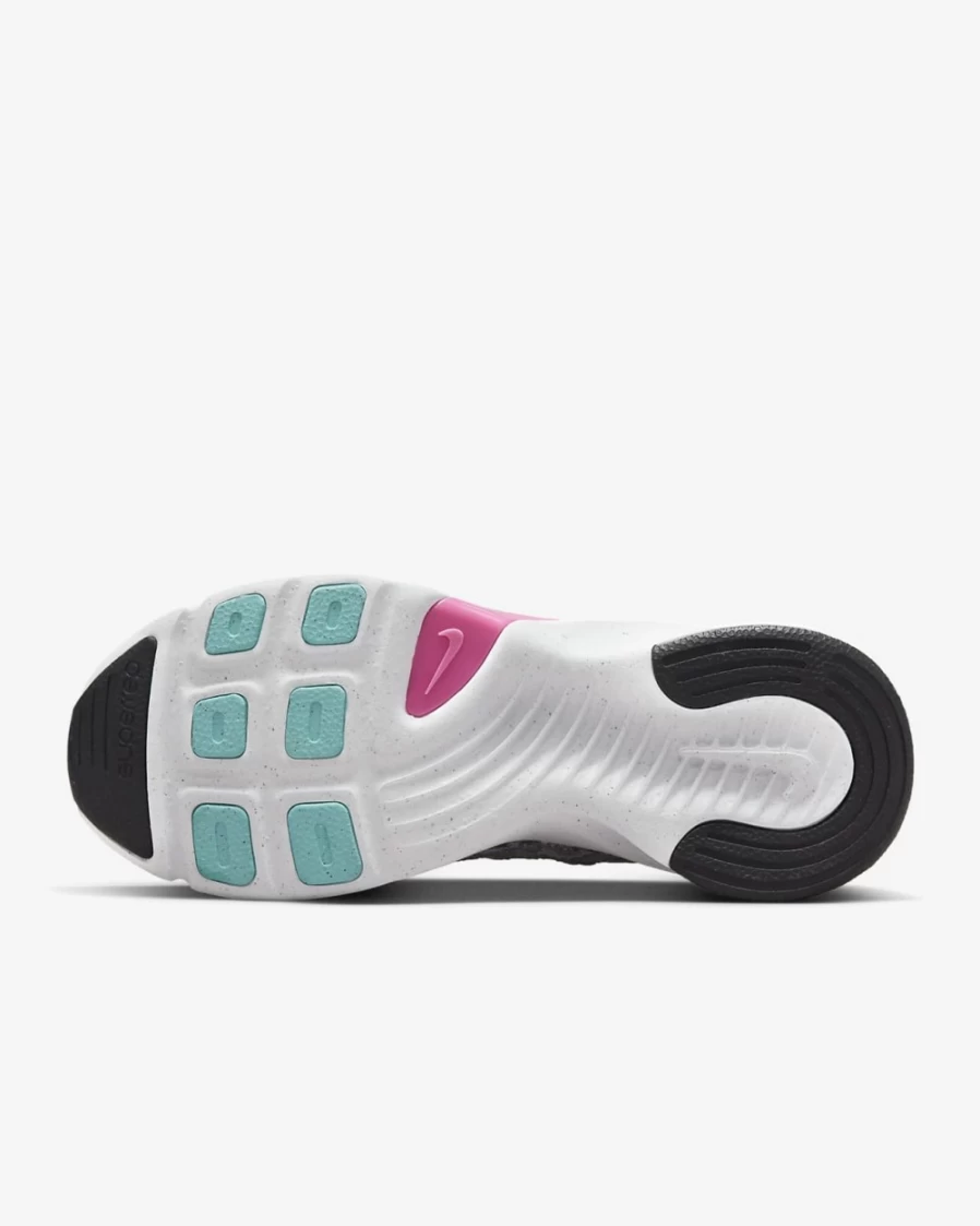 Nike SuperRep Go 3 Flyknit Women's Training Shoes - Photon Dust/Wolf Grey/Dynamic Turquoise/Bright Spruce