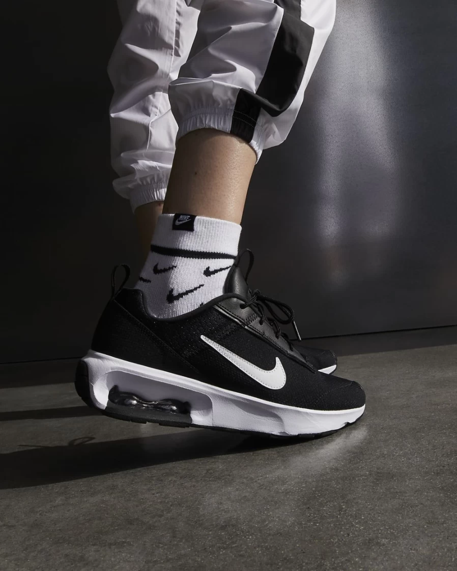 Nike Air Max INTRLK Lite Women's Running Shoes - Black/Anthracite/Wolf Grey/White