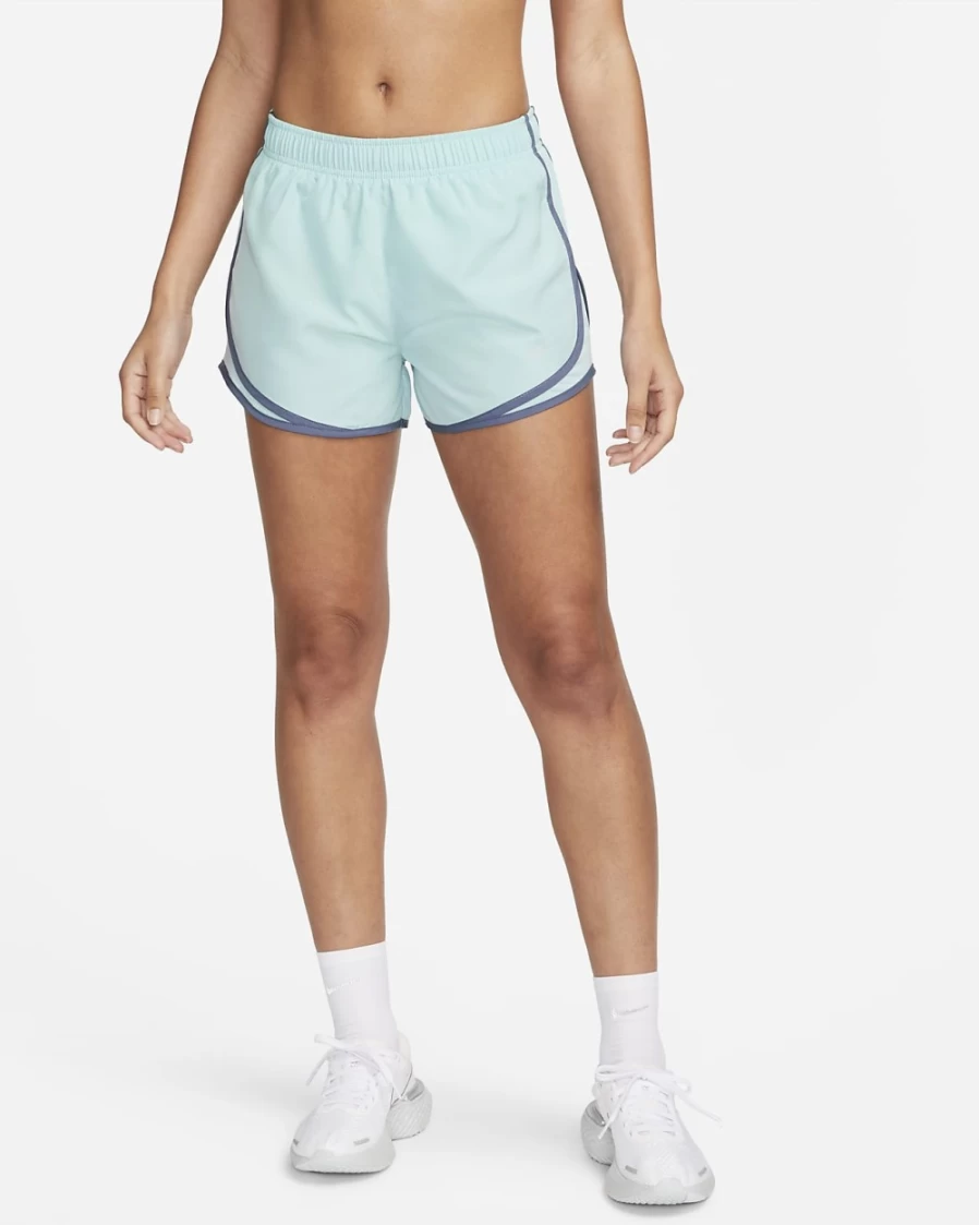 Nike Women's Tempo Brief-Lined Running Shorts - Ocean Bliss/Diffused Blue/Wolf Grey